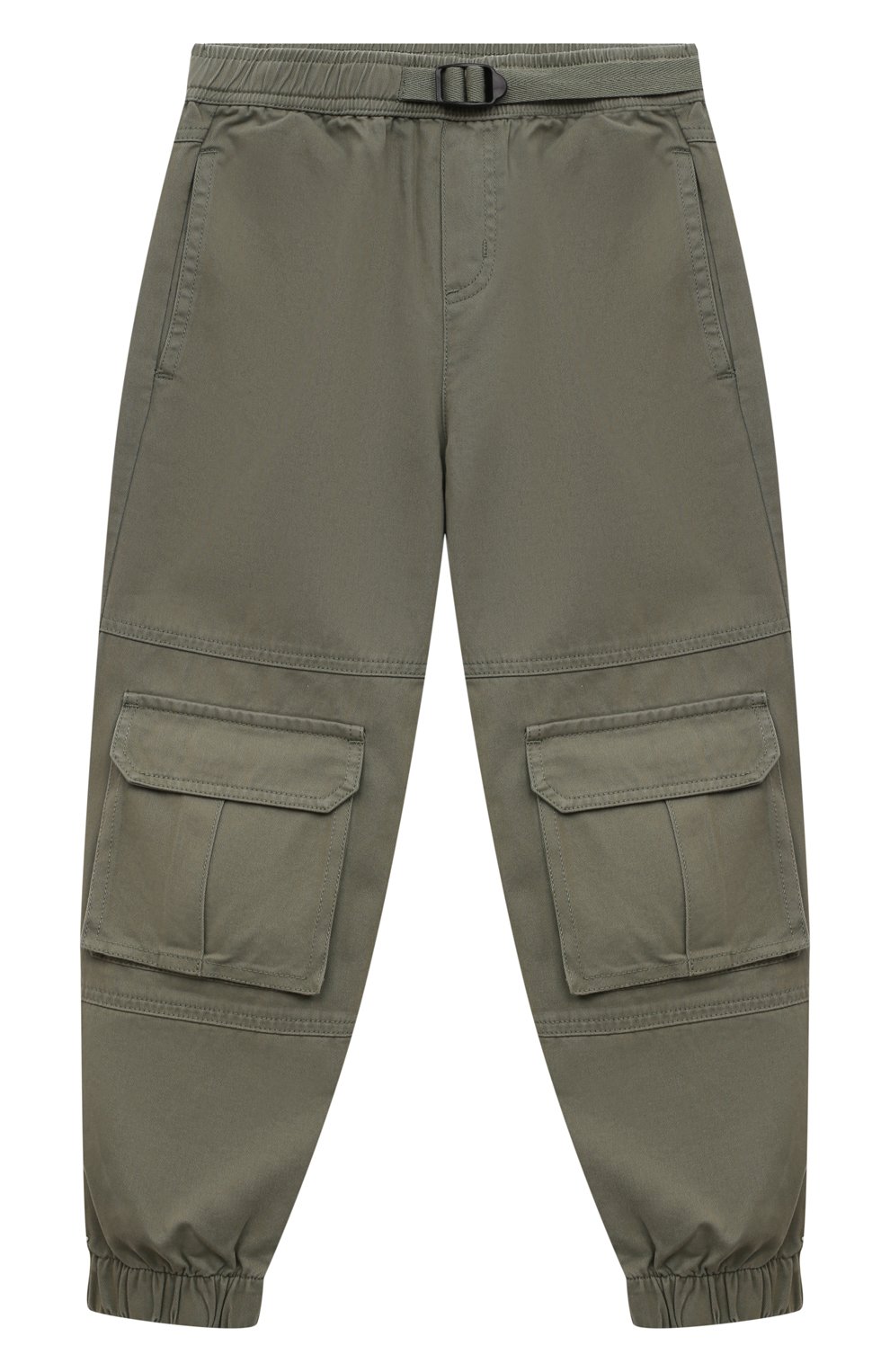 Хлопковые брюки-карго STELLA MCCARTNEY хаки цвета по цене 15950 руб., арт. TS6P90, фото 1 Хлопковые брюки-карго STELLA MCCARTNEY, арт. TS6P90, фото 1