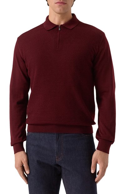 Шерстяное поло CORNELIANI, арт. 26M561-2625196, фото 3