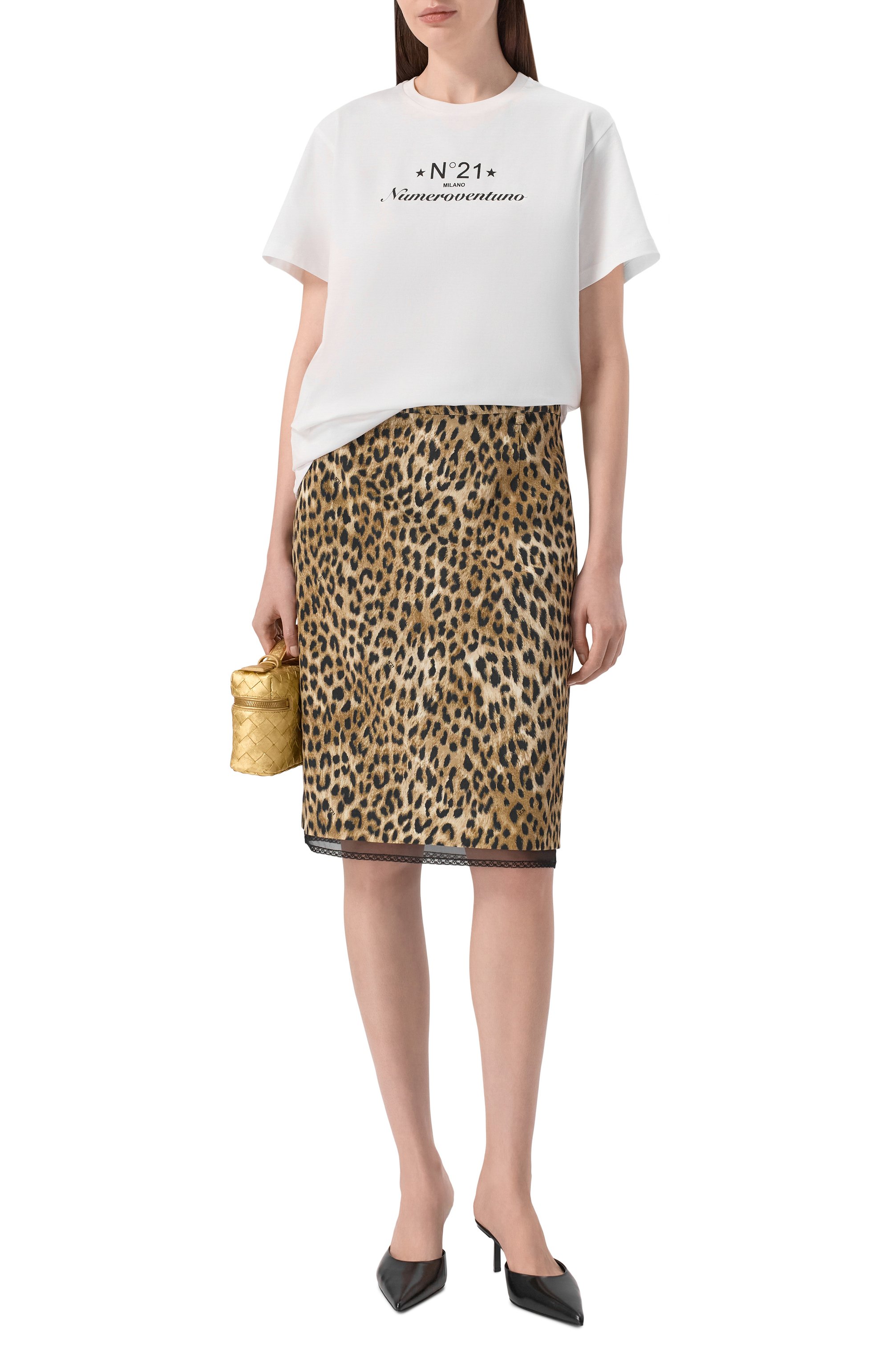 Хлопковая футболка N21, арт. F051/6328_, фото 2