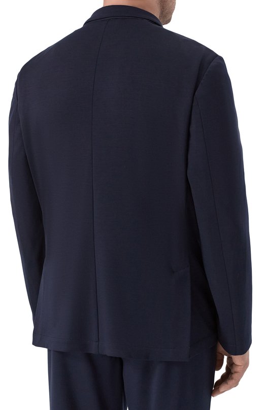 Шерстяной пиджак Marco Pescarolo GI0VE/53Y19 Синий  GI0VE/53Y19 Фото 4