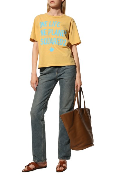 Хлопковая футболка DSQUARED2, арт. S73GC0268/S24307, фото 2