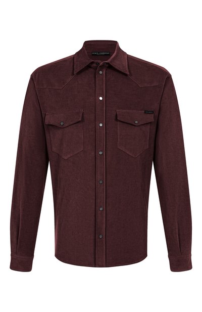 Мужская вельветовая рубашка DOLCE & GABBANA, арт. G5MA1T/GJ589