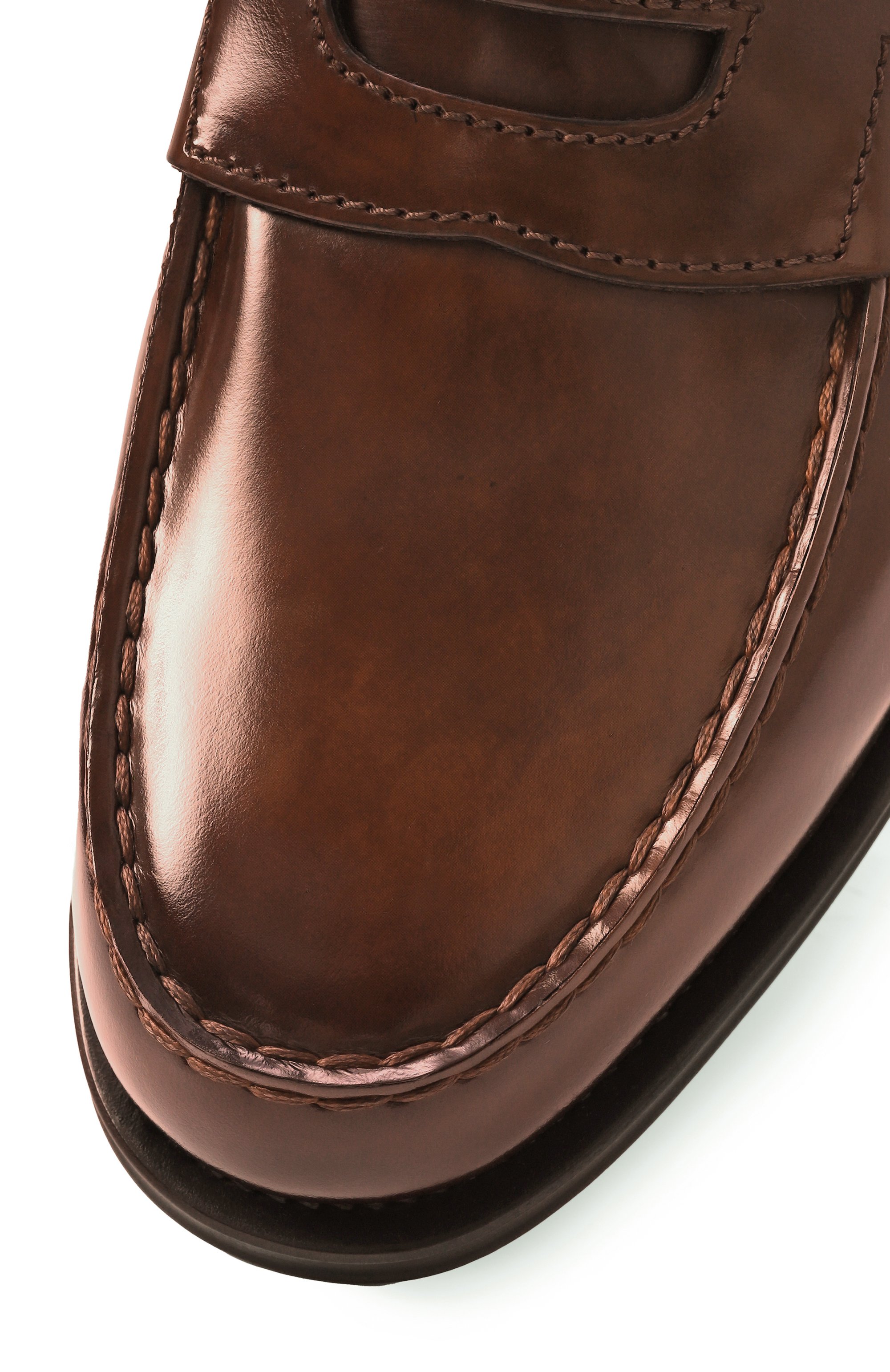 Кожаные пенни-лоферы quentin SANTONI, арт. MCQG18143PD5HPFGV29, фото 7