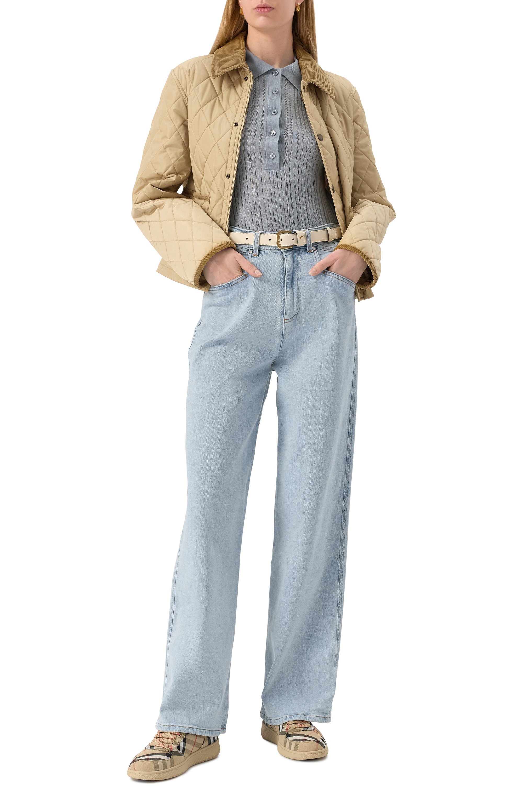 Текстильные кеды terrace BURBERRY, арт. 8095372, фото 2