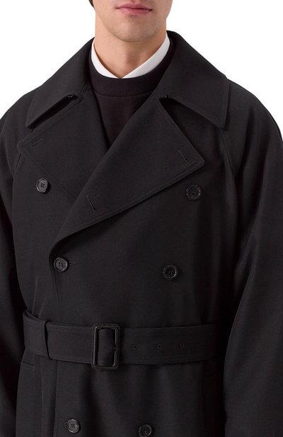 Шерстяное пальто SAINT LAURENT, арт. 848512/Y5J40, фото 5