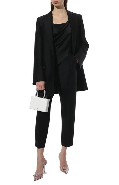 Комбинированные туфли rosie glass AMINA MUADDI, арт. R0SIE GLASS PUMP/PVC/TRANSPARENT, фото 2