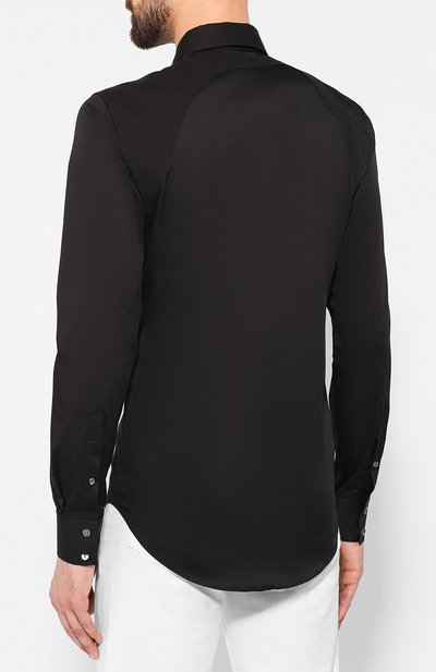 Хлопковая рубашка ALEXANDER MCQUEEN, арт. 575366/QNN19, фото 4