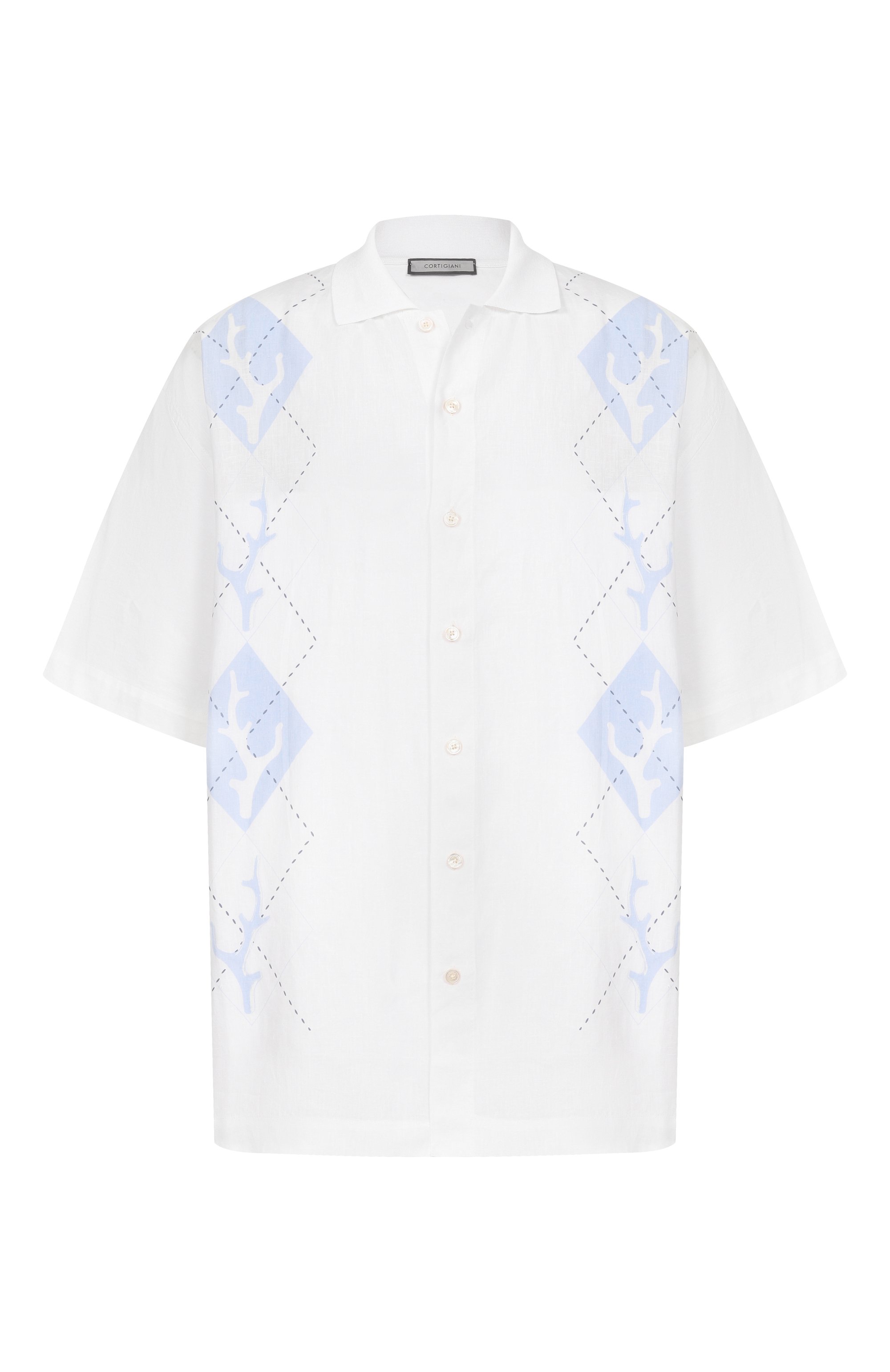 Льняная рубашка CORTIGIANI, арт. 4AJ606, фото 1