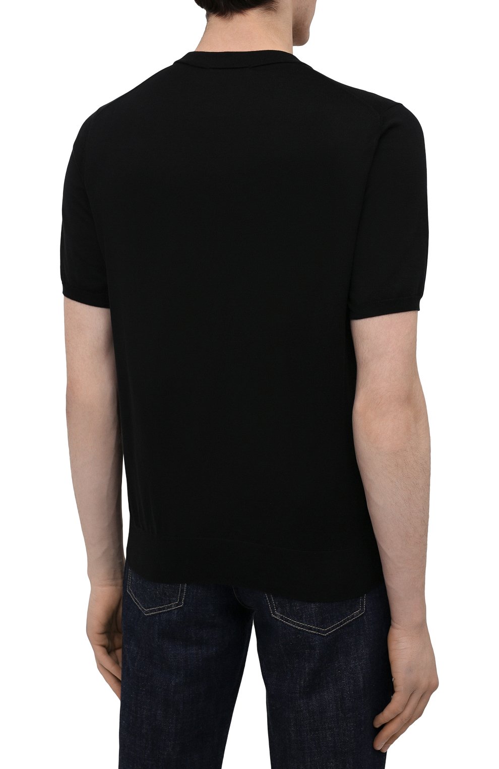 Хлопковый джемпер FIORONI черного цвета по цене 41300 руб., арт. MK20260A2, фото 4 Хлопковый джемпер FIORONI, арт. MK20260A2, фото 4