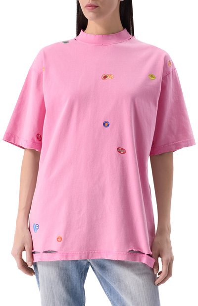 Хлопковая футболка BALENCIAGA, арт. 764235/TRVS4, фото 3