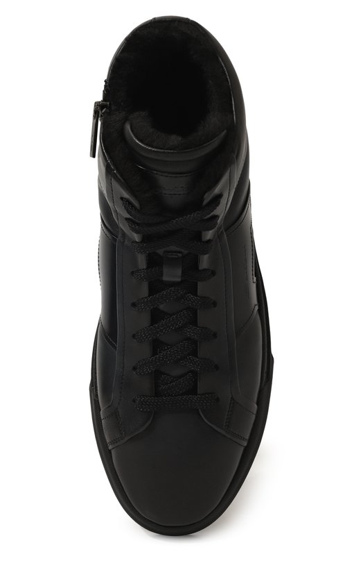 Кожаные кеды Santoni MBGG220250CNPG0N Синий  MBGG220250CNPG0N Фото 6