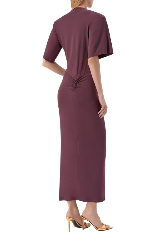 Платье из вискозы The Andamane T190179A/TJV053 Фиолетовый  T190179A/TJV053 Фото 3
