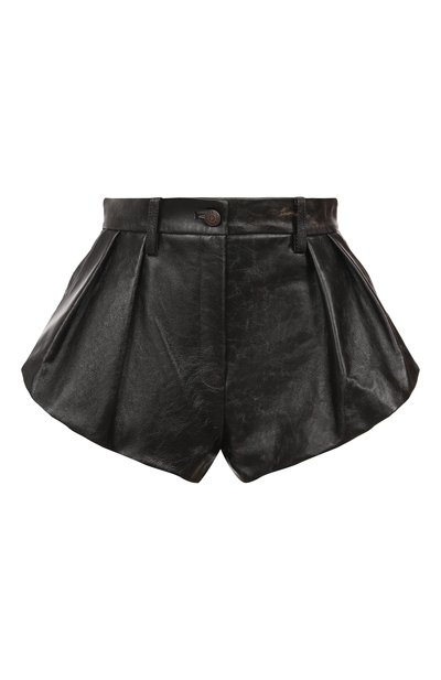 Женские кожаные шорты MAGDA BUTRYM, арт. 115425