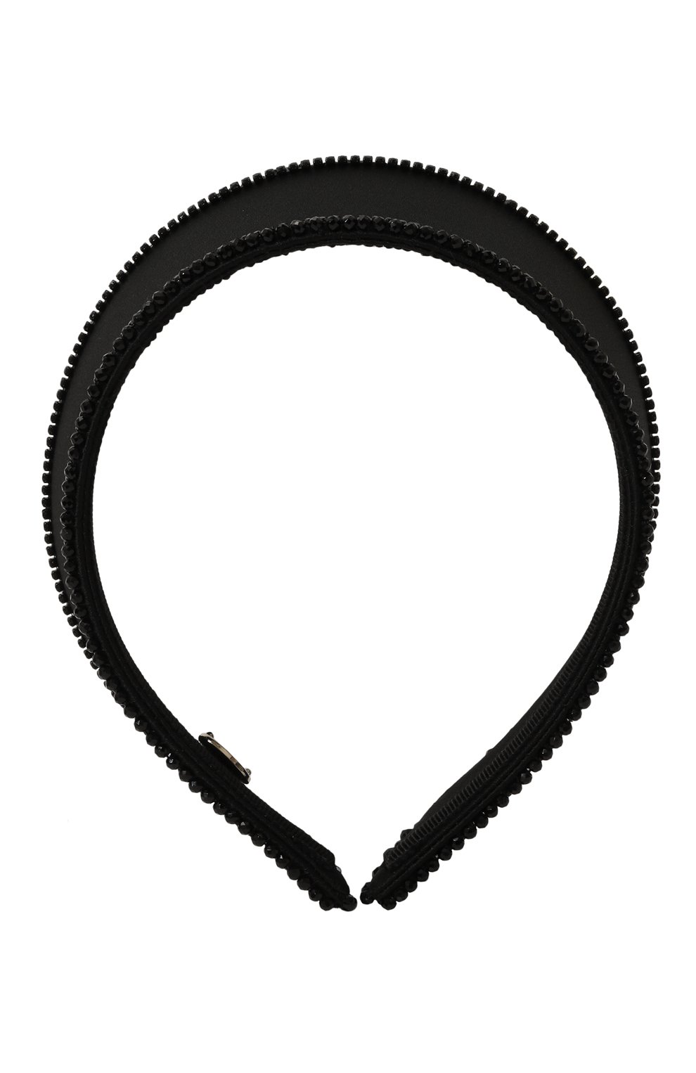 Ободок для волос PANFIL черного цвета по цене 30000 руб., арт. 0-KOK3-DB2, фото 1 Ободок для волос PANFIL, арт. 0-KOK3-DB2, фото 1