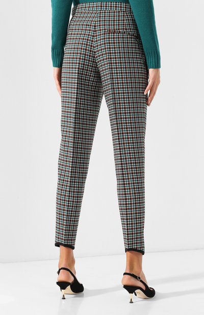 Шерстяные брюки с контрастной отделкой BOTTEGA VENETA, арт. 524281/VERY0, фото 4