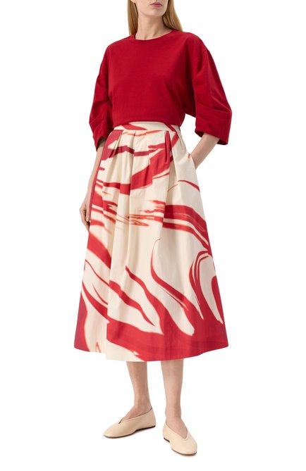 Женская хлопковая футболка DRIES VAN NOTEN, арт. 251-011141-1603