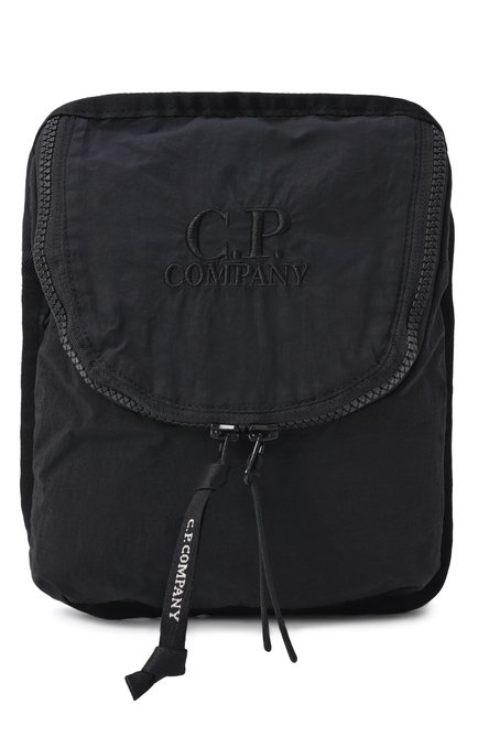 Мужская сумка C.P. COMPANY черного цвета, арт. 18CMAC049A110188G | Фото 1 (Драгоценные камни: Проставлено; Ремень/цепочка: На ремешке; Материал сплава: Проставлено; Материал: Текстиль; Размер: small)