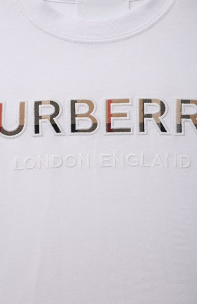 Хлопковая футболка BURBERRY, арт. 8050426, фото 3