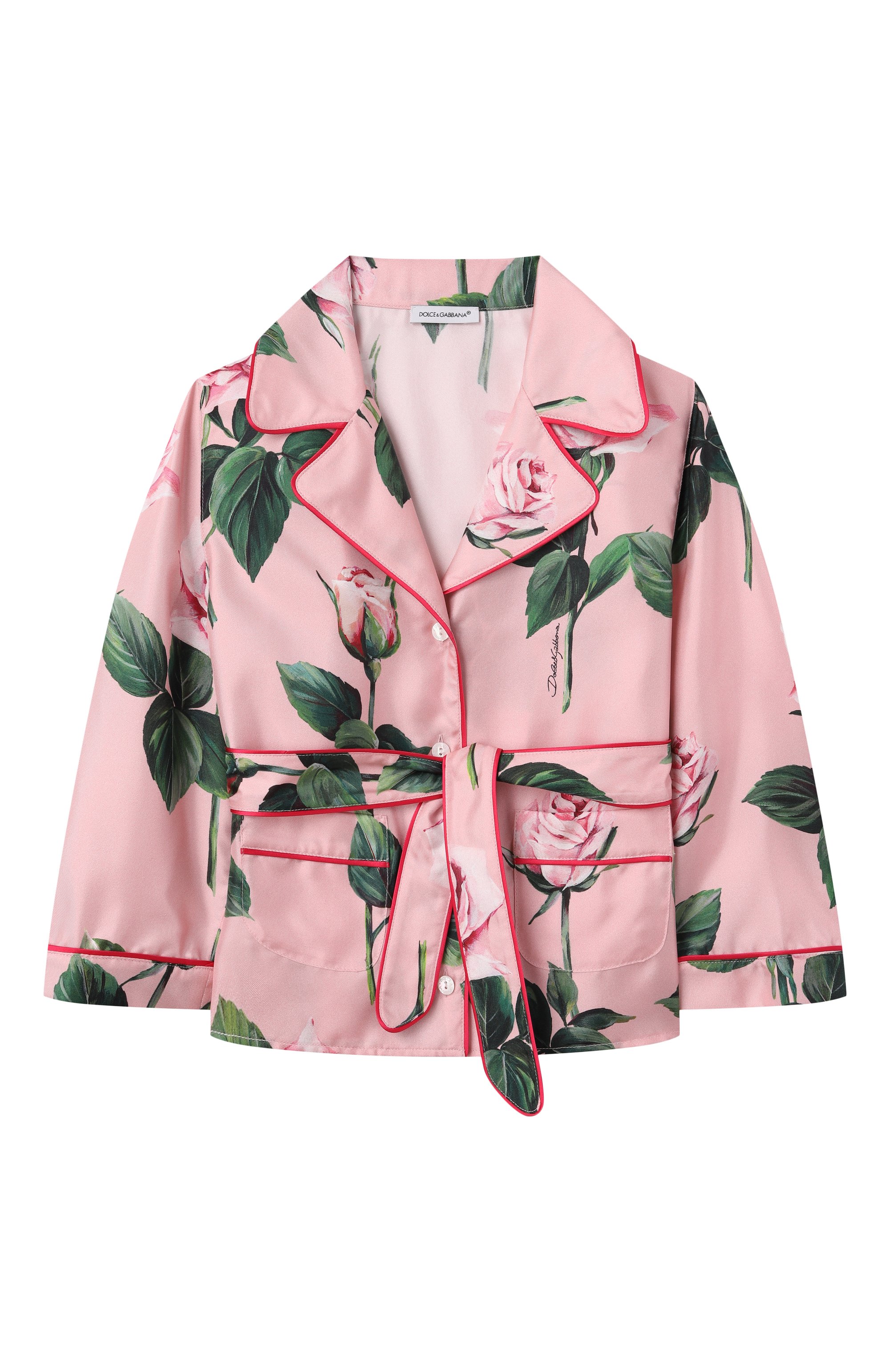 Шелковая рубашка DOLCE & GABBANA, арт. L56S29/IS1X8/8-14, фото 1