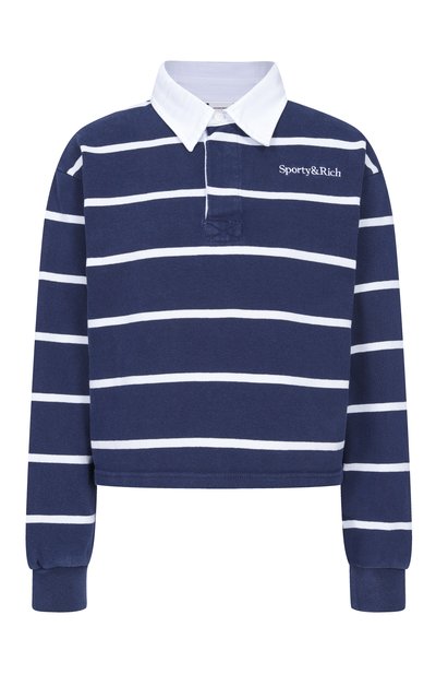 Женское хлопковое поло SPORTY AND RICH, арт. T000876300BL107