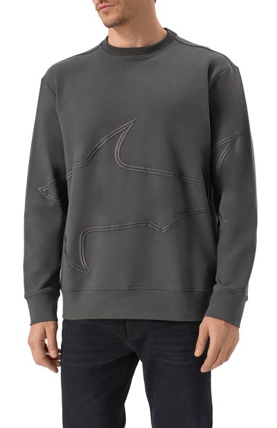 Свитшот из лиоцелла и хлопка PAUL&SHARK, арт. 15311843, фото 3