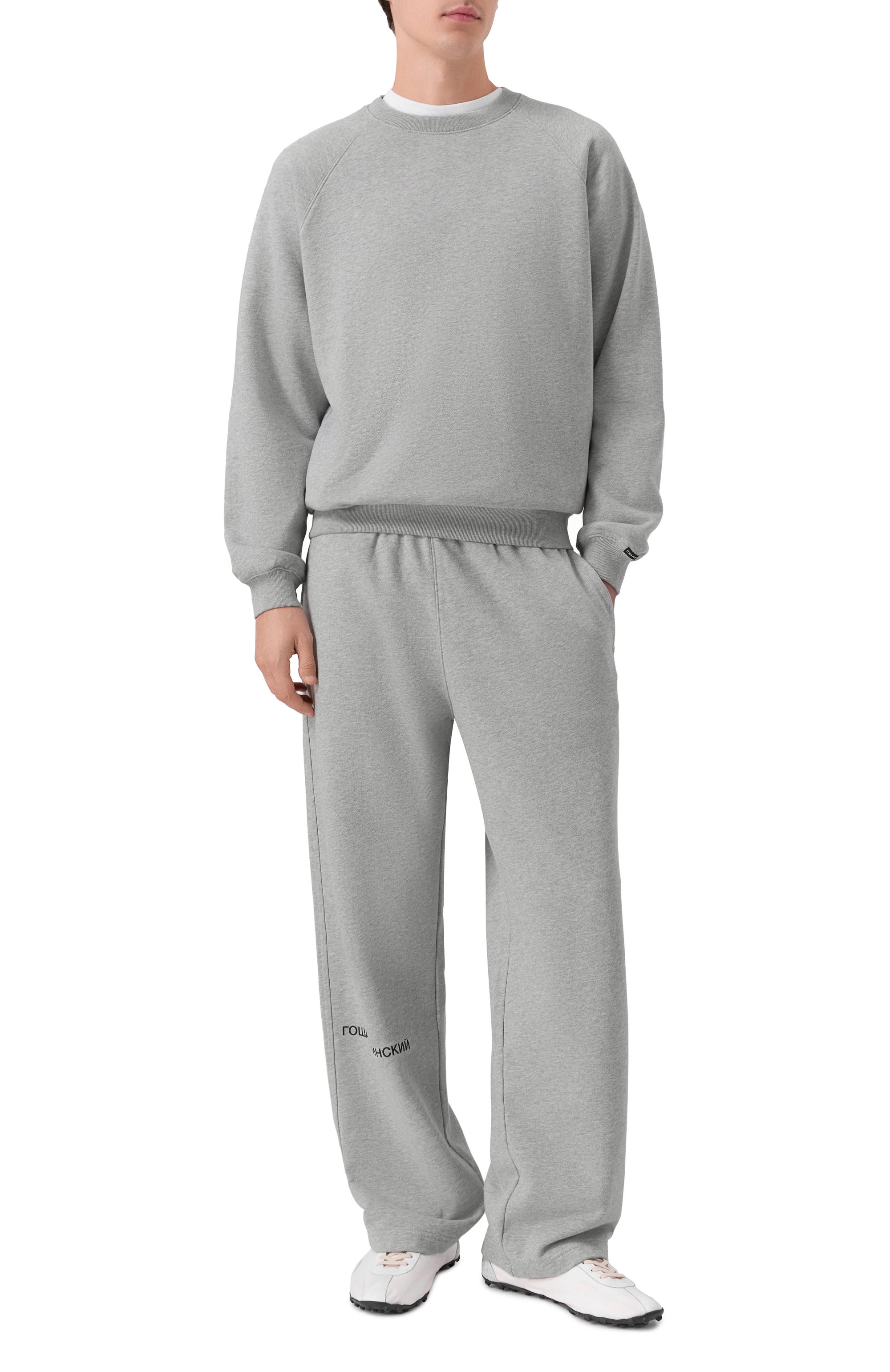 Хлопковый свитшот ГОША РУБЧИНСКИЙ, арт. SW_0201_GREY_MELANGE, фото 2