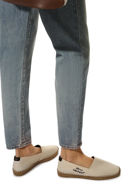 Текстильные эспадрильи espadrille SAINT LAURENT, арт. 605956/1P210, фото 3