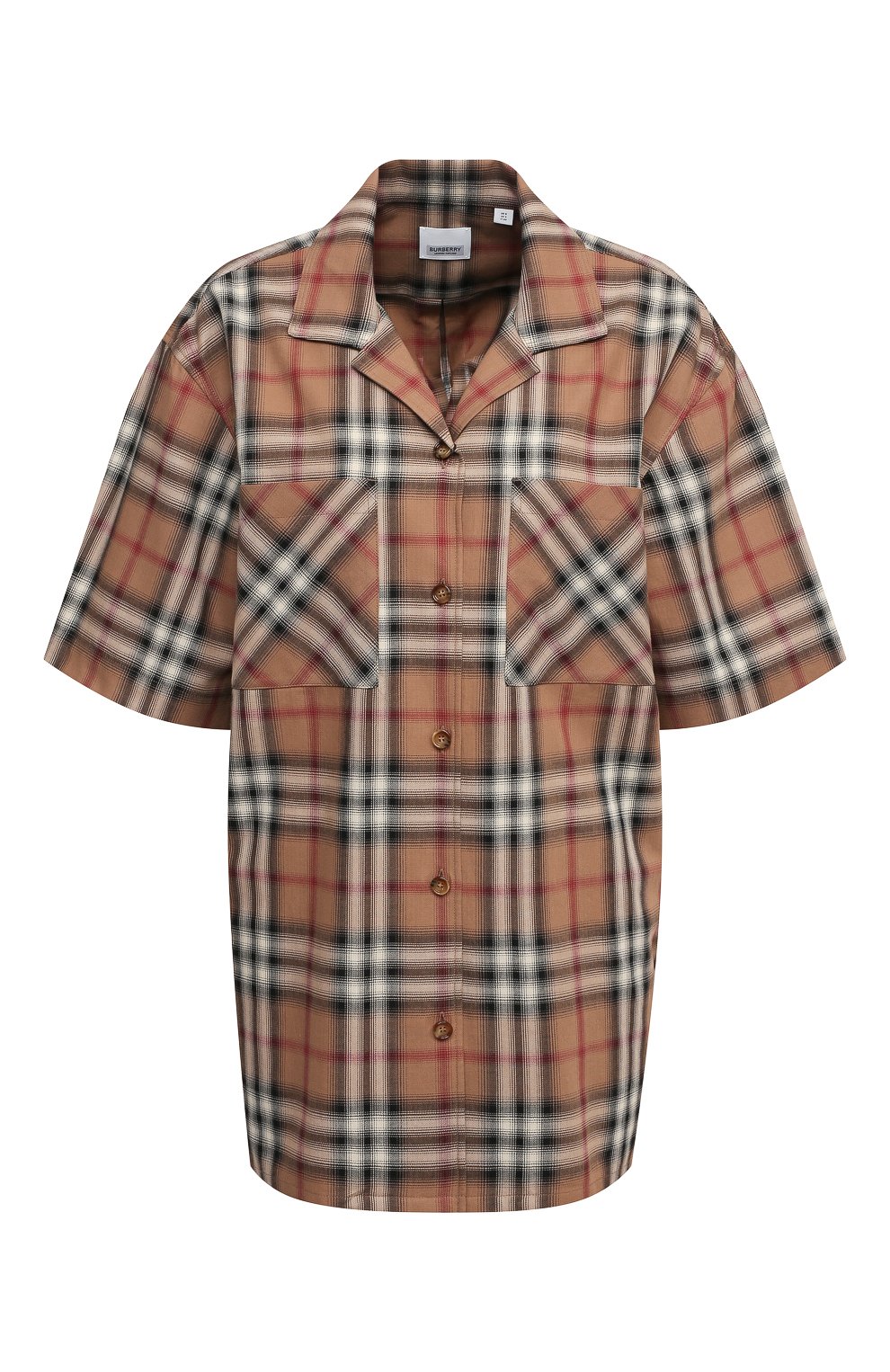 Хлопковая р убашка BURBERRY, арт. 8037341, фото 1