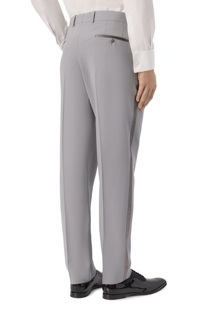 Брюки из шерсти и шелка DOLCE & GABBANA, арт. GP0F2T/FUBG3, фото 4