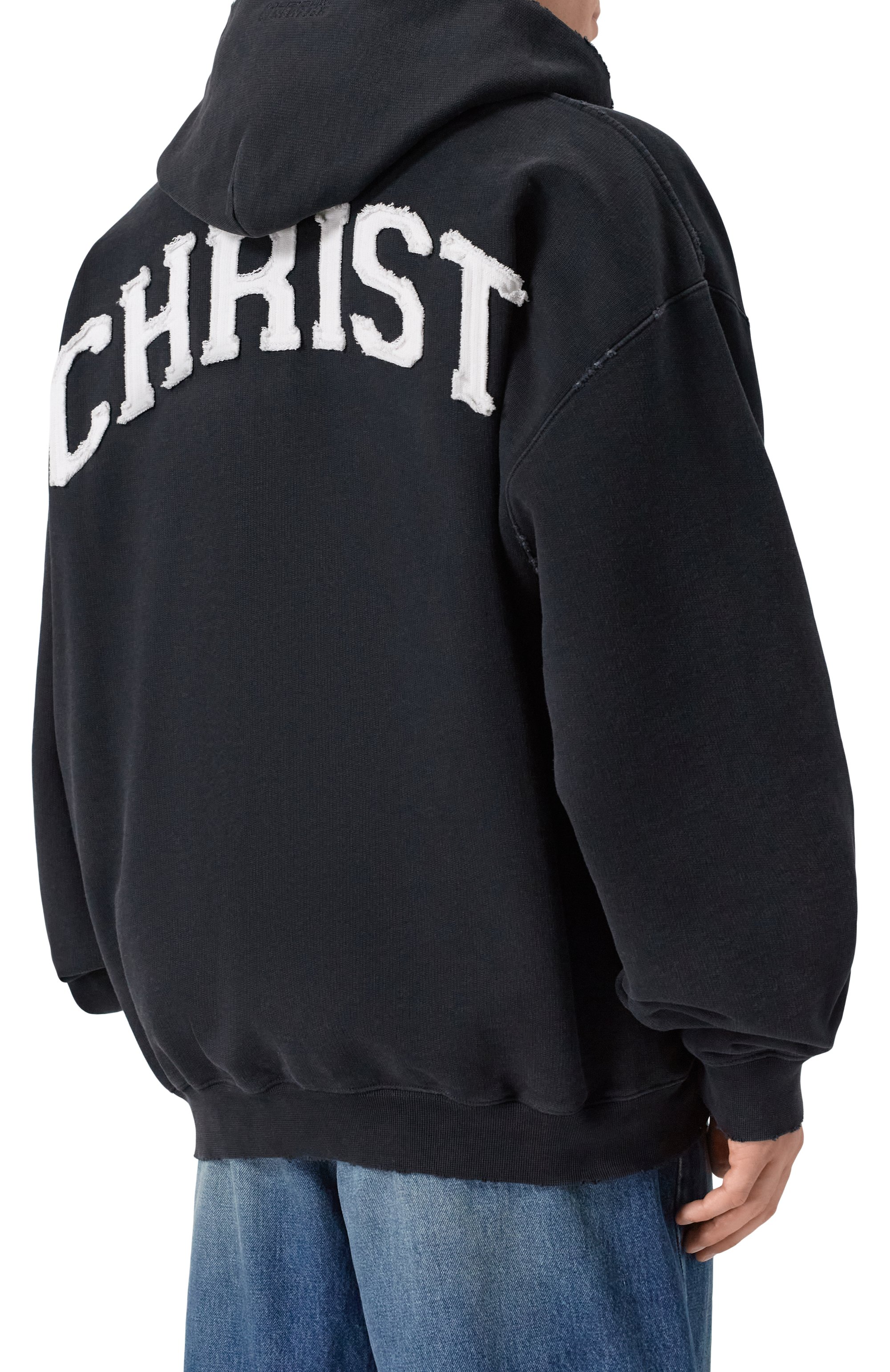 Хлопковая толстовка VETEMENTS, арт. ME76ZU191BW/1302 M0LLET0N, фото 4