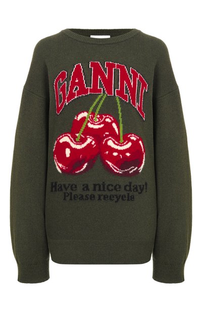 Женский шерстяной пуловер GANNI, арт. A1070112