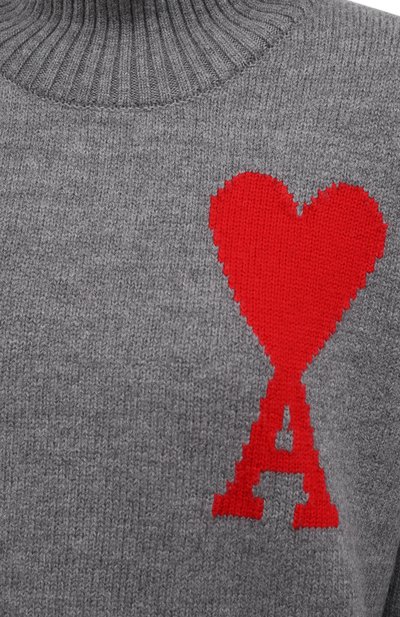 Шерстяной свитер AMI, арт. H20FK203.018, фото 5