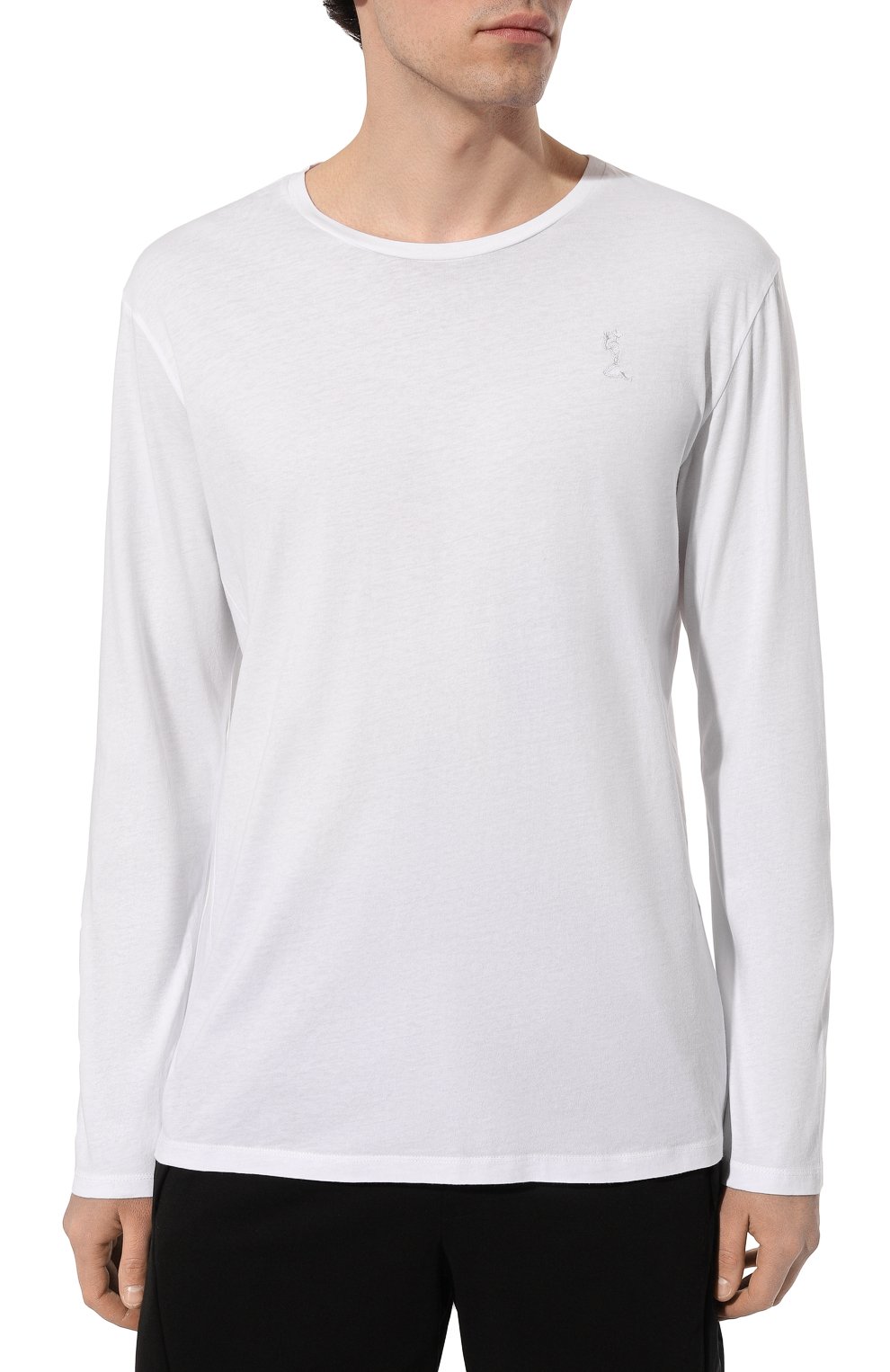 Хлопковый лонгслив RELIGION белого цвета по цене 5140 руб., арт. MCPPLN08, фото 3 Хлопковый лонгслив RELIGION, арт. MCPPLN08, фото 3