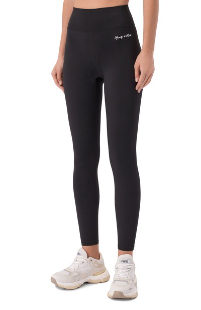 Легинсы SPORTY AND RICH черного цвета по цене 20750 руб., арт. PA00271326BA01, фото 3 Легинсы SPORTY AND RICH, арт. PA00271326BA01, фото 3