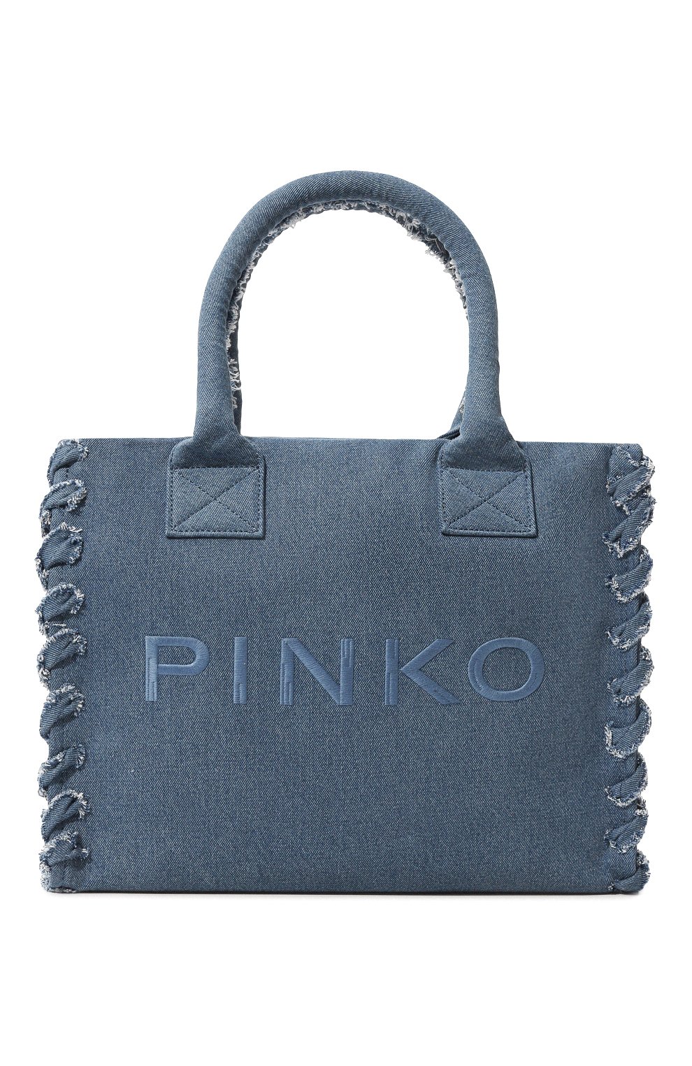 Сумка PINKO голубого цвета по цене 18300 руб., арт. 100782-A1WT, фото 1 Сумка PINKO, арт. 100782-A1WT, фото 1