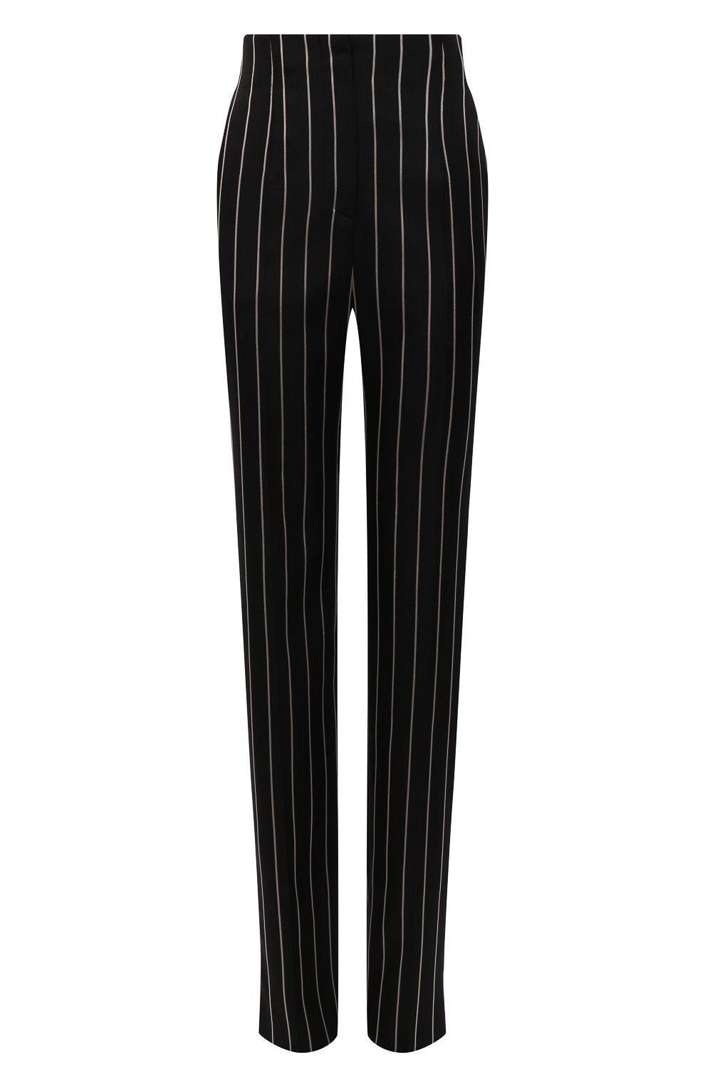 Брюки из вискозы и шелка GIORGIO ARMANI черного цвета по цене 126000 руб., арт. 1WHPP0IL/T02MK, фото 1 Брюки из вискозы и шелка GIORGIO ARMANI, арт. 1WHPP0IL/T02MK, фото 1