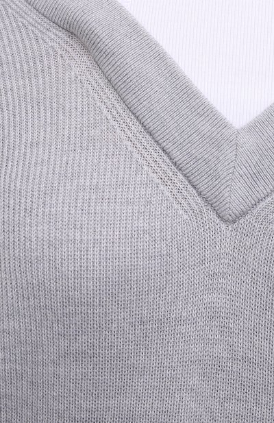 Шерстяной пуловер ALEXANDERWANG.T серого цвета по цене 49600 руб., арт. 4KC1201038, фото 5 Шерстяной пуловер ALEXANDERWANG.T, арт. 4KC1201038, фото 5