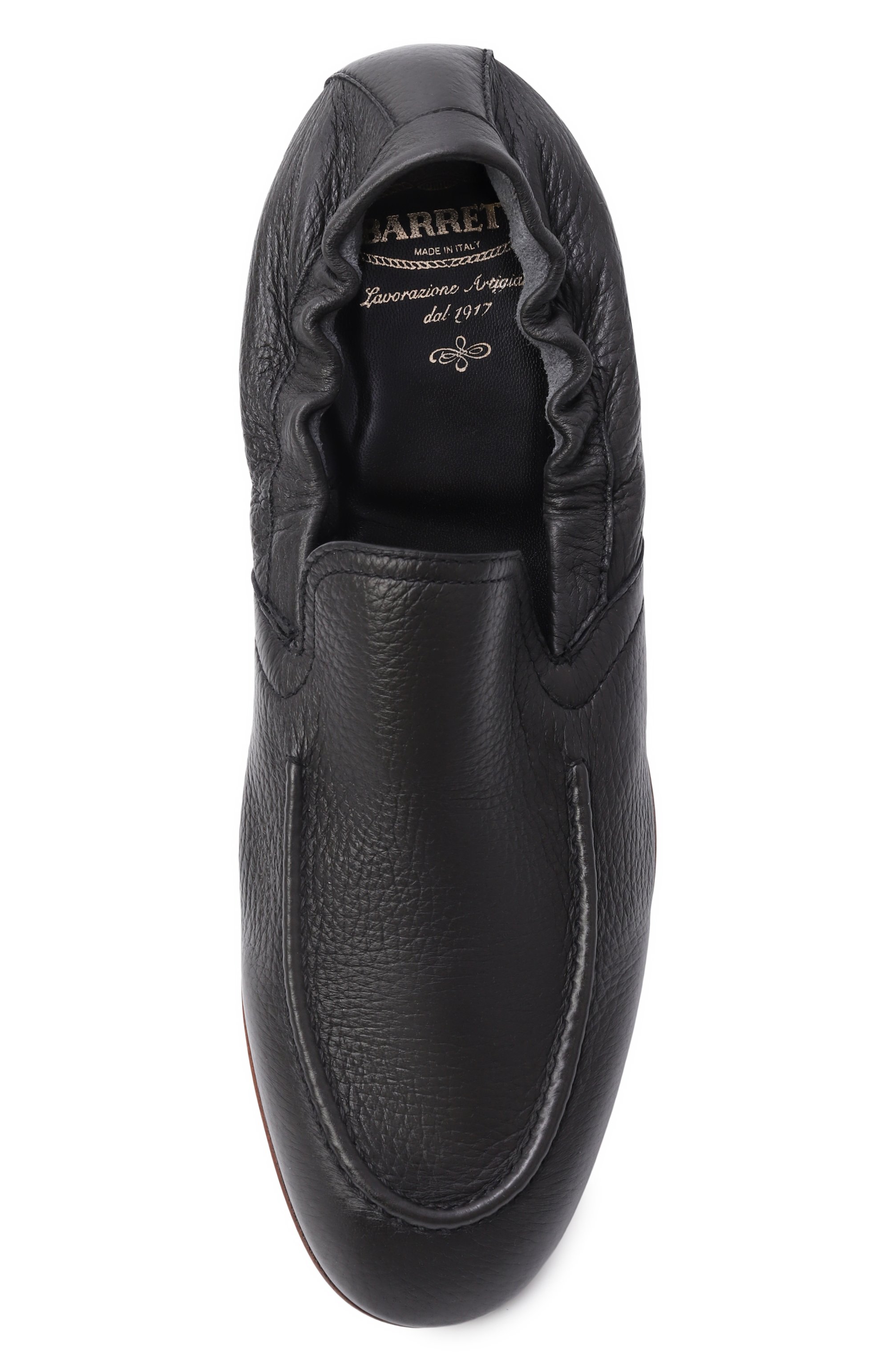 Кожаные лоферы BARRETT темно-серого цвета по цене 63100 руб., арт. 251U019.9/CERV0 ASP0RT, фото 5 Кожаные лоферы BARRETT, арт. 251U019.9/CERV0 ASP0RT, фото 5