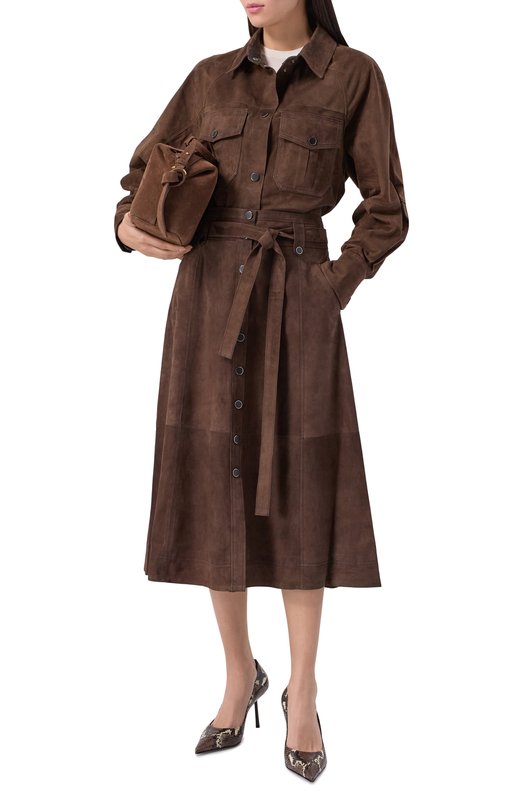 Замшевая рубашка Venera M. MYT-161 Коричневый  MYT-161 Фото 2