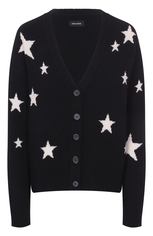 Кашемировый кардиган Zadig and Voltaire KWCA00001 Чёрный KWCA00001
