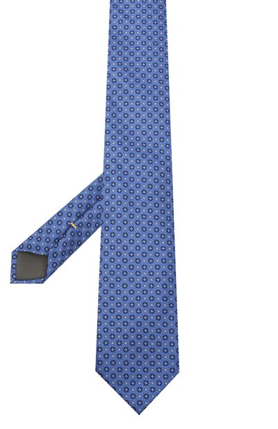 Шелковый галстук CANALI синего цвета по цене 10550 руб., арт. 70/HJ02853, фото 2 Шелковый галстук CANALI, арт. 70/HJ02853, фото 2