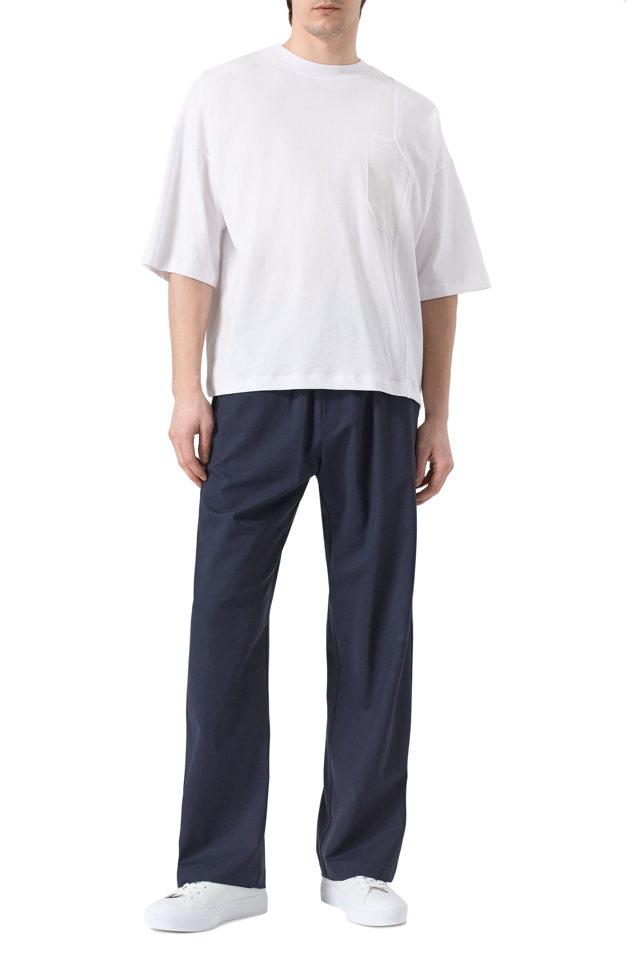 Хлопковая футболка ISABEL BENENATO, арт. UJ02S25, фото 2