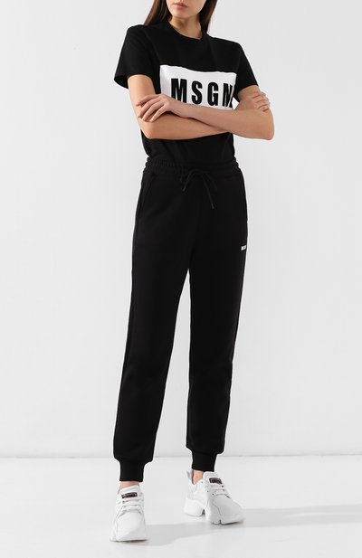 Хлопковые джоггеры MSGM, арт. 2741MDP64 195799, фото 2