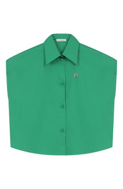 Рубашка из хлопка и шелка DOLCE & GABBANA, арт. L56S34/FUM4G/2-6