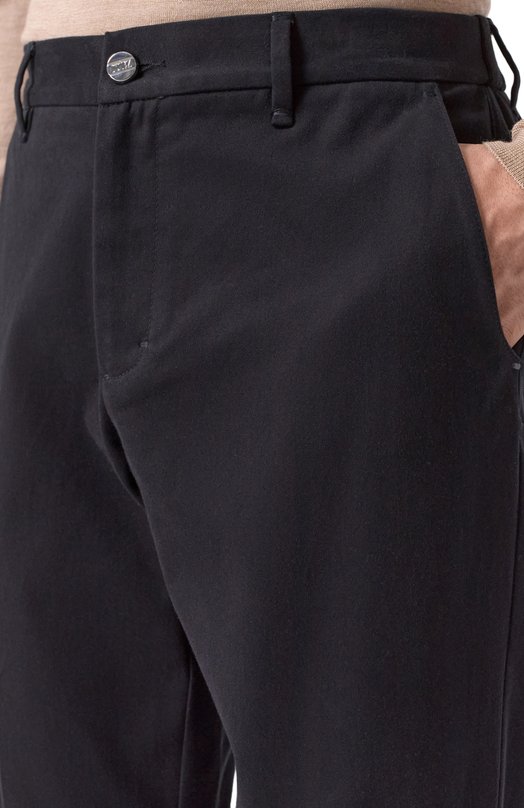Хлопковые брюки Zilli KZMN01M0300VSTG00 Чёрный  KZMN01M0300VSTG00 Фото 5