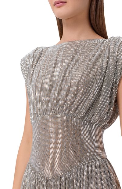 Платье с отделкой стразами GIUSEPPE DI MORABITO, арт. 06PSDR724FC 16316, фото 4