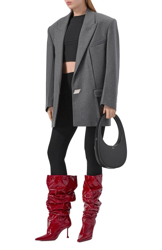 Лакированные сапоги Vern 90 Naked Wolfe VERN/PLT_1 Красный  VERN/PLT_1 Фото 3