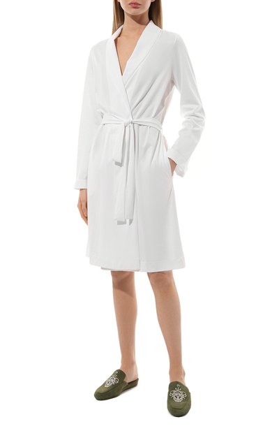 Хлопковый халат HANRO, арт. 077302., фото 2