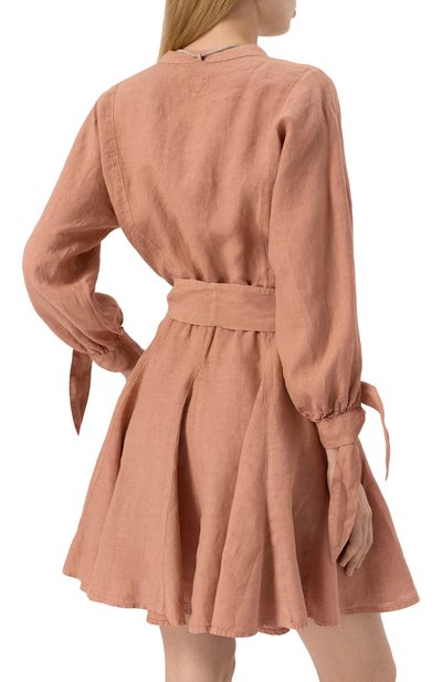 Льняное платье 120% LINO, арт. 32ALIW4PJ2/000F753, фото 4