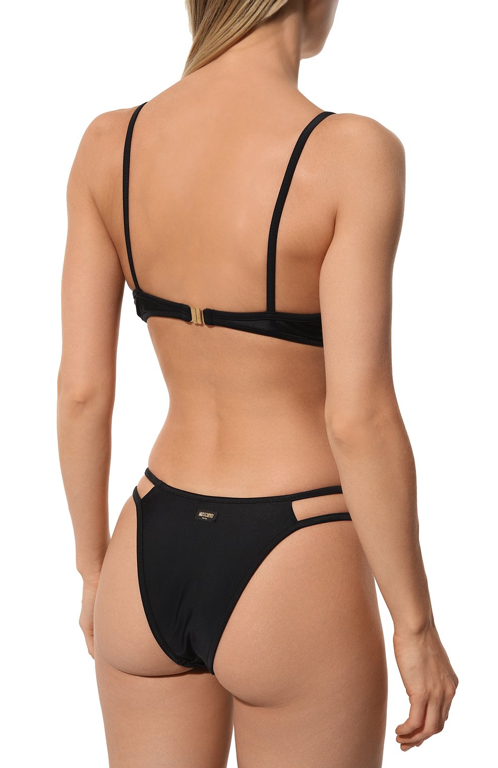 Плавки-бикини MOSCHINO черного цвета по цене 7995 руб., арт. A5937/4901, фото 3 Плавки-бикини MOSCHINO, арт. A5937/4901, фото 3